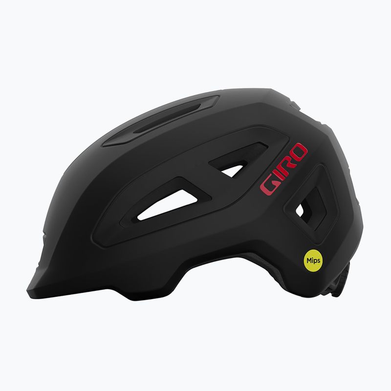 Detská cyklistická prilba Giro Scamp II matná čierna/červená 2
