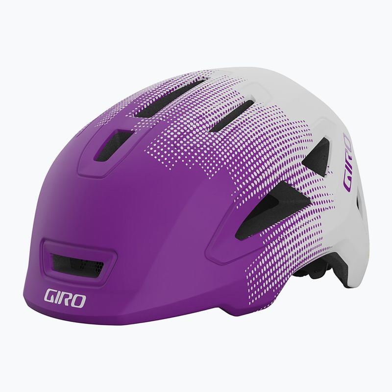 Detská cyklistická prilba Giro Scamp II matte purple towers