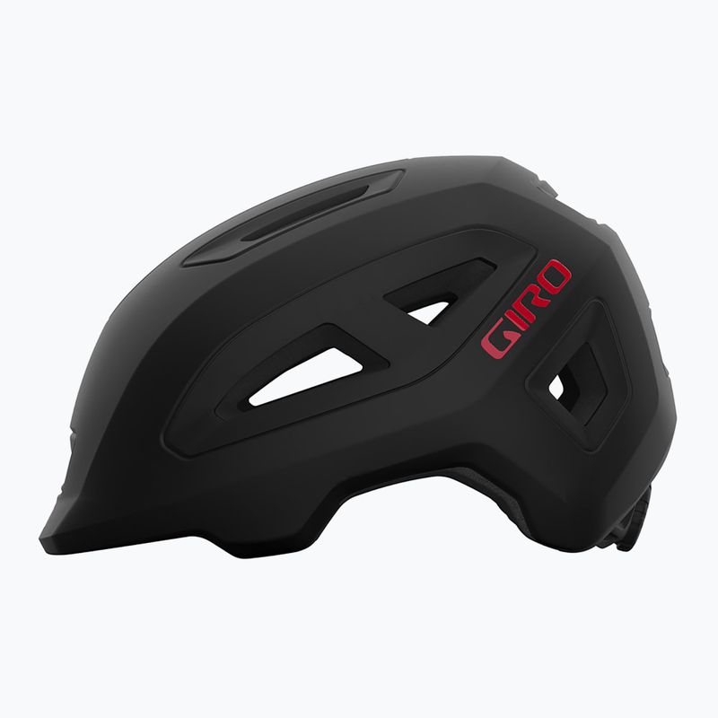 Detská cyklistická prilba Giro Scamp II Integrated MIPS matná čierna/červená 2