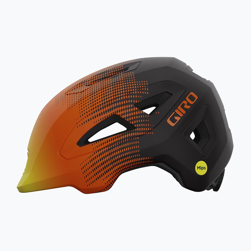 Detská cyklistická prilba Giro Scamp II Integrated MIPS matte orange towers 2