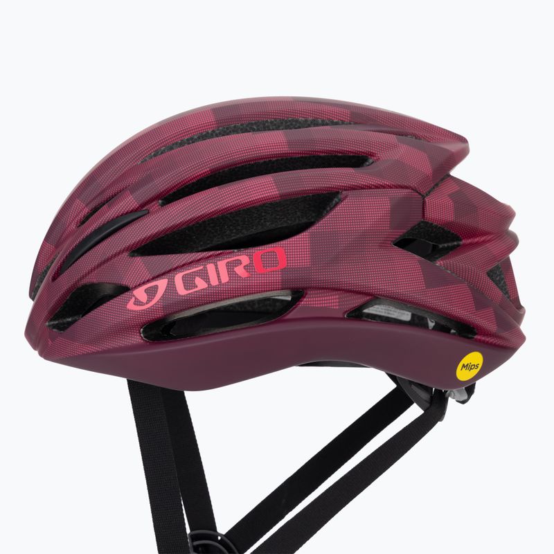 Cyklistická prilba Giro Syntax Integrated MIPS matte dark cherry towers 9