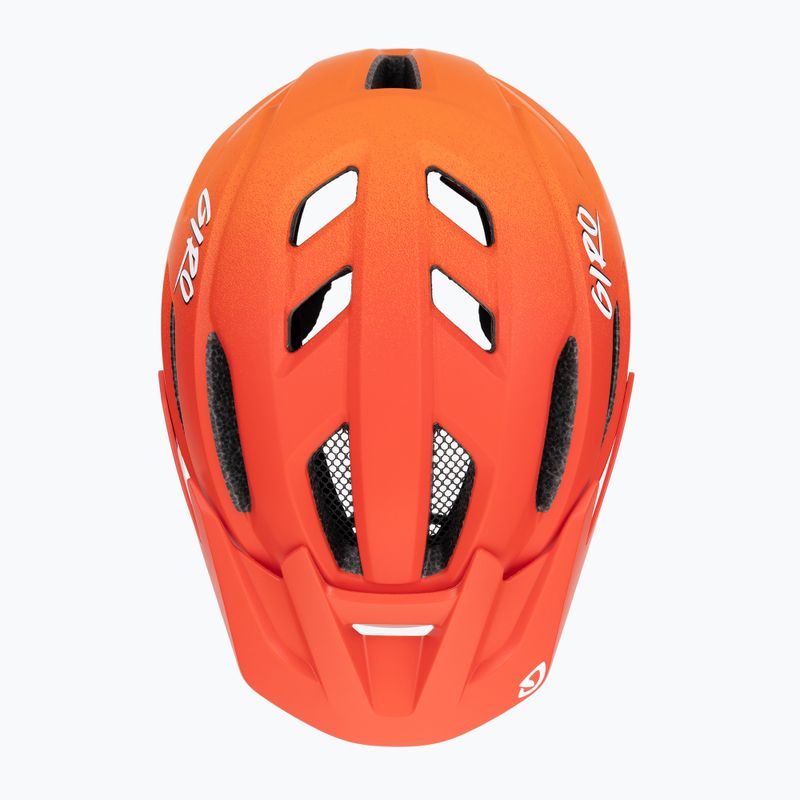 Detská cyklistická prilba Giro Fixture II Integrated MIPS matne červená fade 6