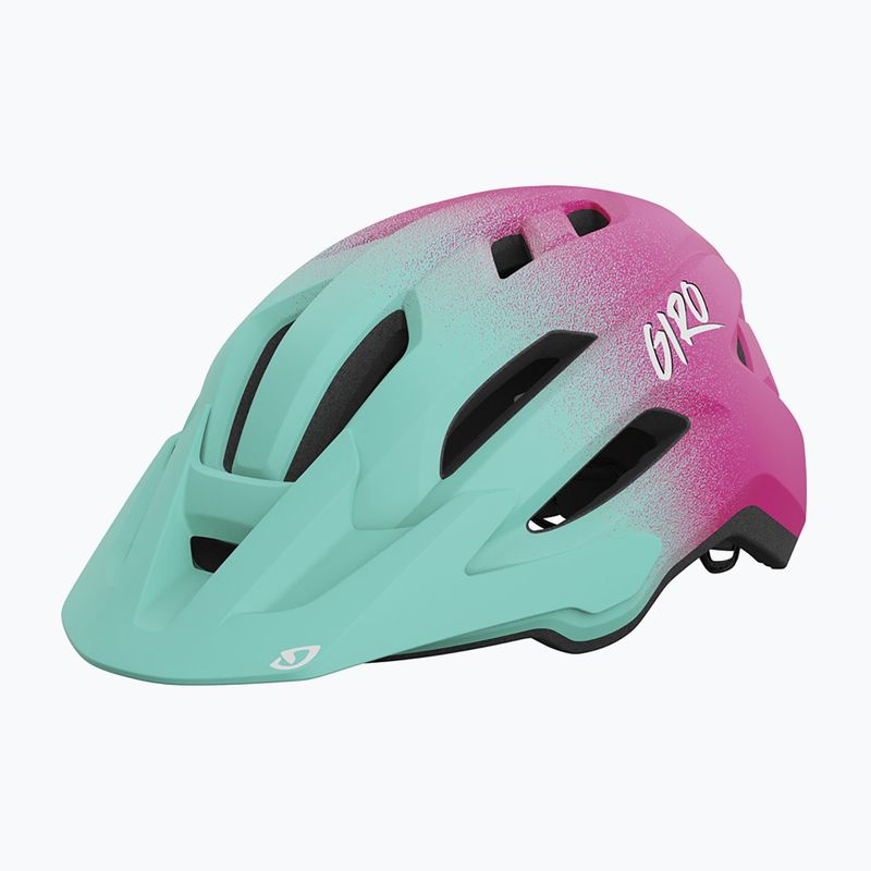 Detská cyklistická prilba Giro Fixture II Integrated MIPS matte teal fade