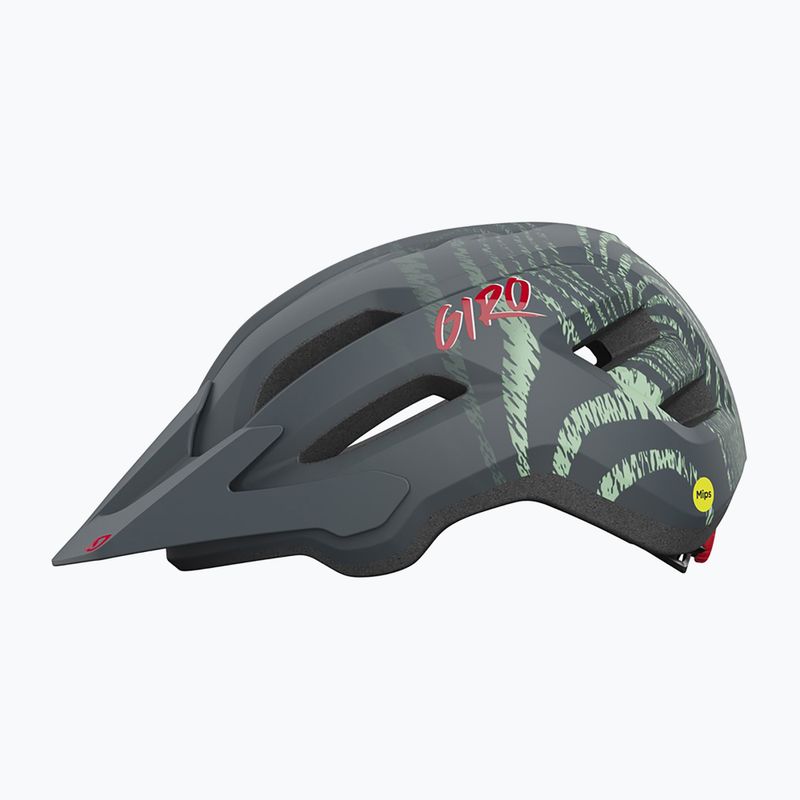Detská cyklistická prilba Giro Fixture II Integrated MIPS matte dark shark ripple 2