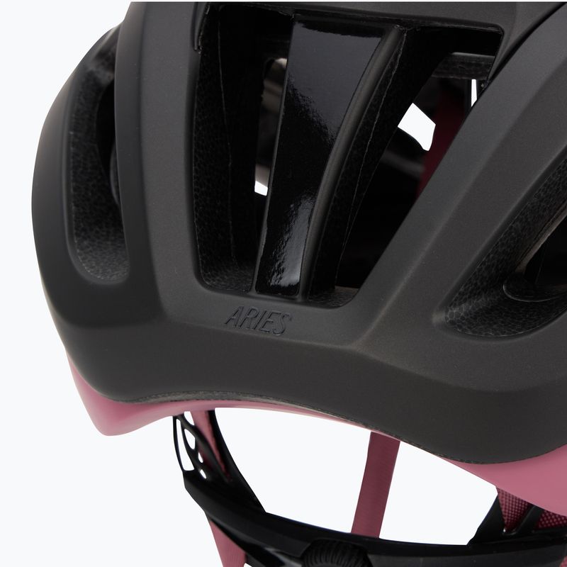 Cyklistická prilba Giro Aries Spherical MIPS matná metalická coal/dusty rose 7