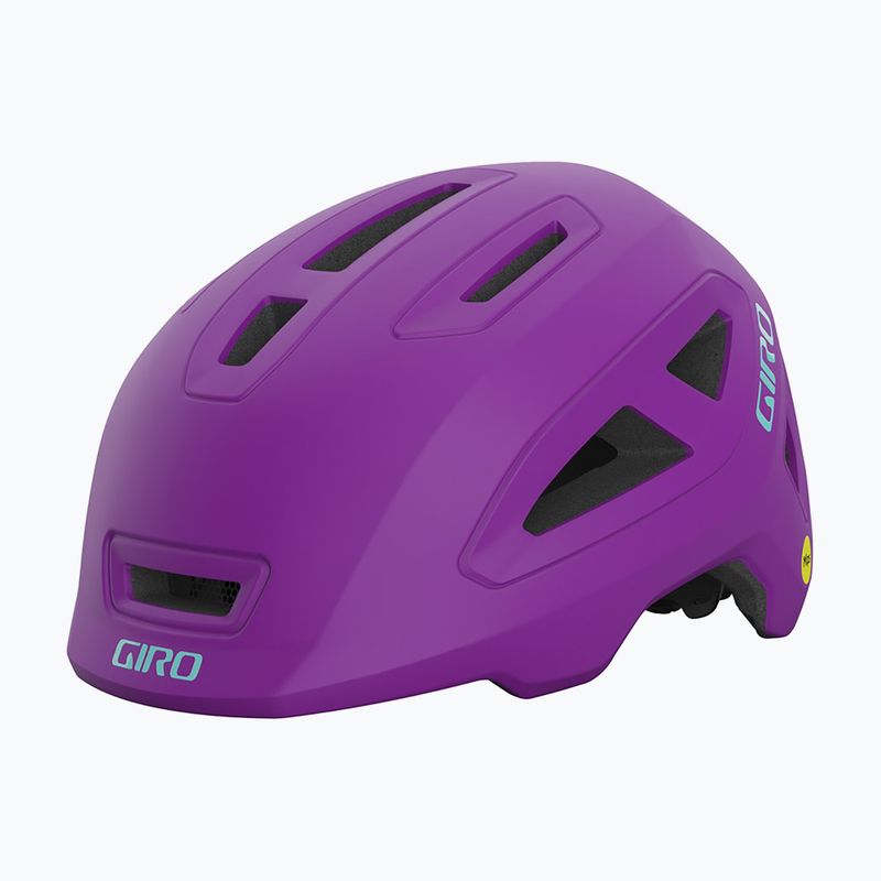Detská cyklistická prilba Giro Scamp II Jr matná fialová 8