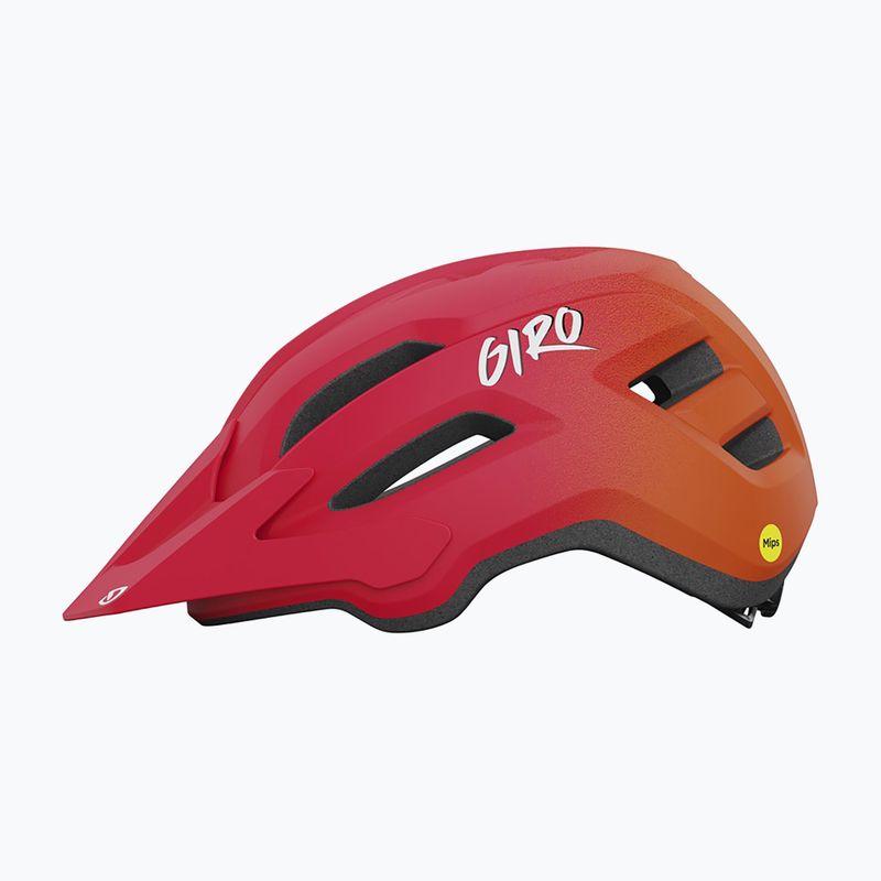 Detská cyklistická prilba Giro Fixture II matne červená fade 2