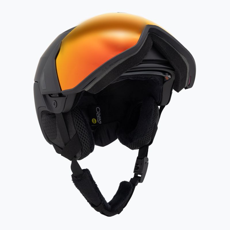 Lyžiarska prilba Giro Orbit Spherical Mips matte black/vivid ember 9