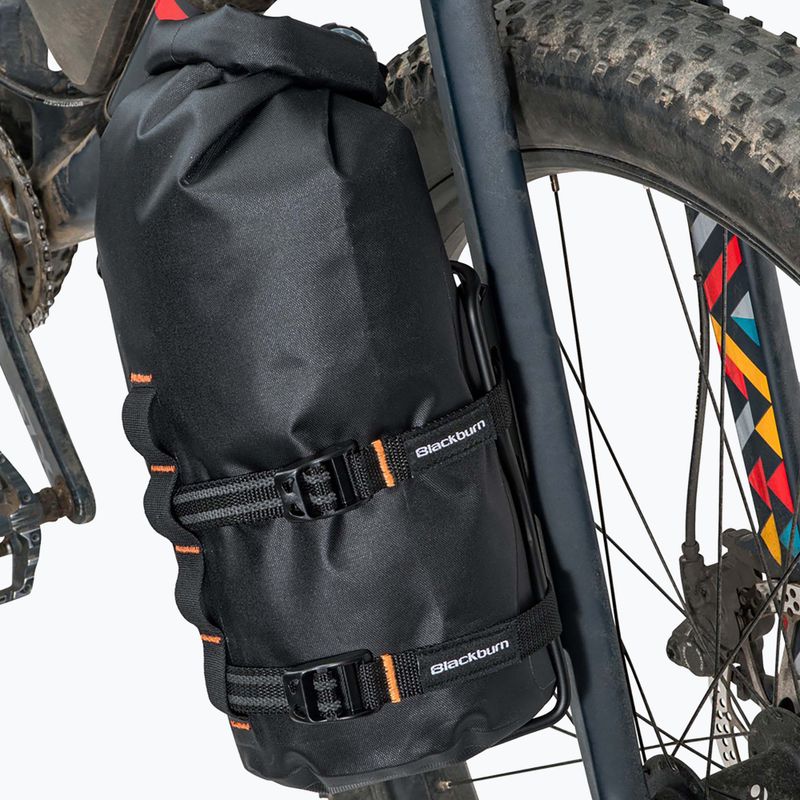 Cyklistická taška na kufor/widelec Blackburn Outpost Elite Cargo 6,5 l čierna 6