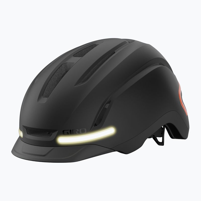 Cyklistická prilba Giro Ethos Integrated MIPS LED matná čierna