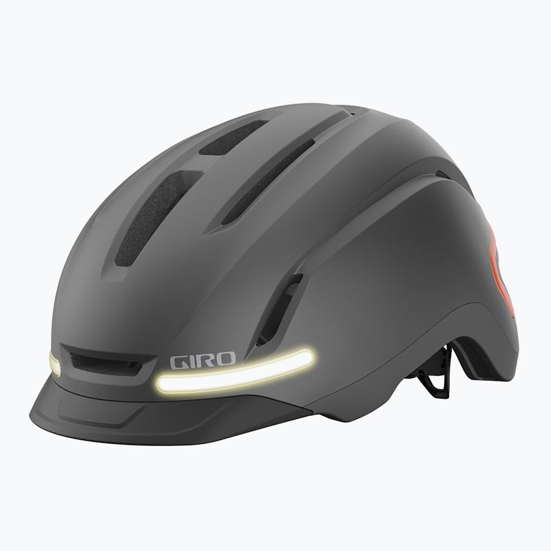 Cyklistická prilba Giro Ethos Integrated MIPS LED matná grafitová