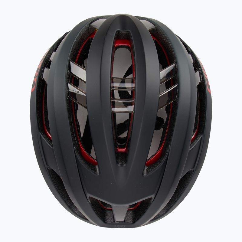 Cyklistická prilba Giro Aries Spherical MIPS matná karbónová červená 5