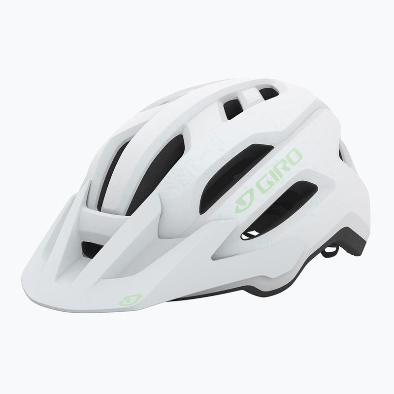 Cyklistická prilba Giro Fixture II Integrated MIPS W matná biela/zelená perleťová