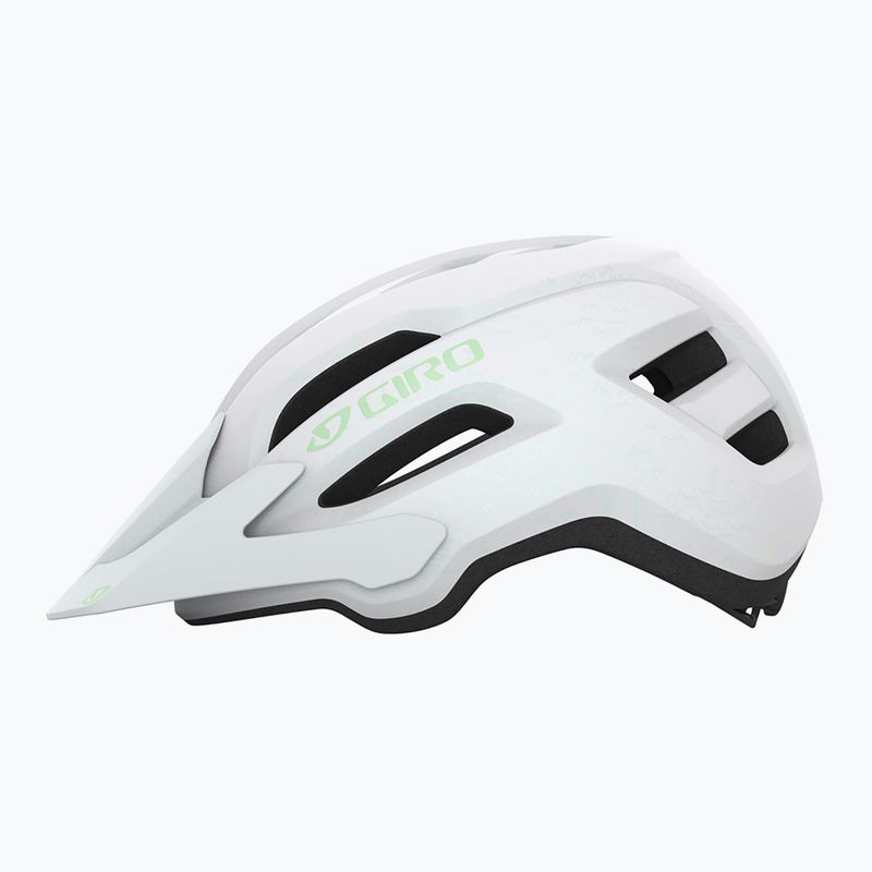 Cyklistická prilba Giro Fixture II Integrated MIPS W matná biela/zelená perleťová 2
