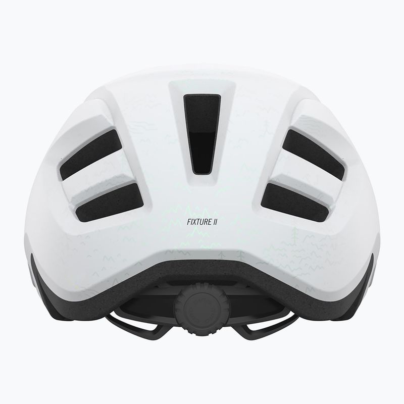 Cyklistická prilba Giro Fixture II Integrated MIPS W matná biela/zelená perleťová 3