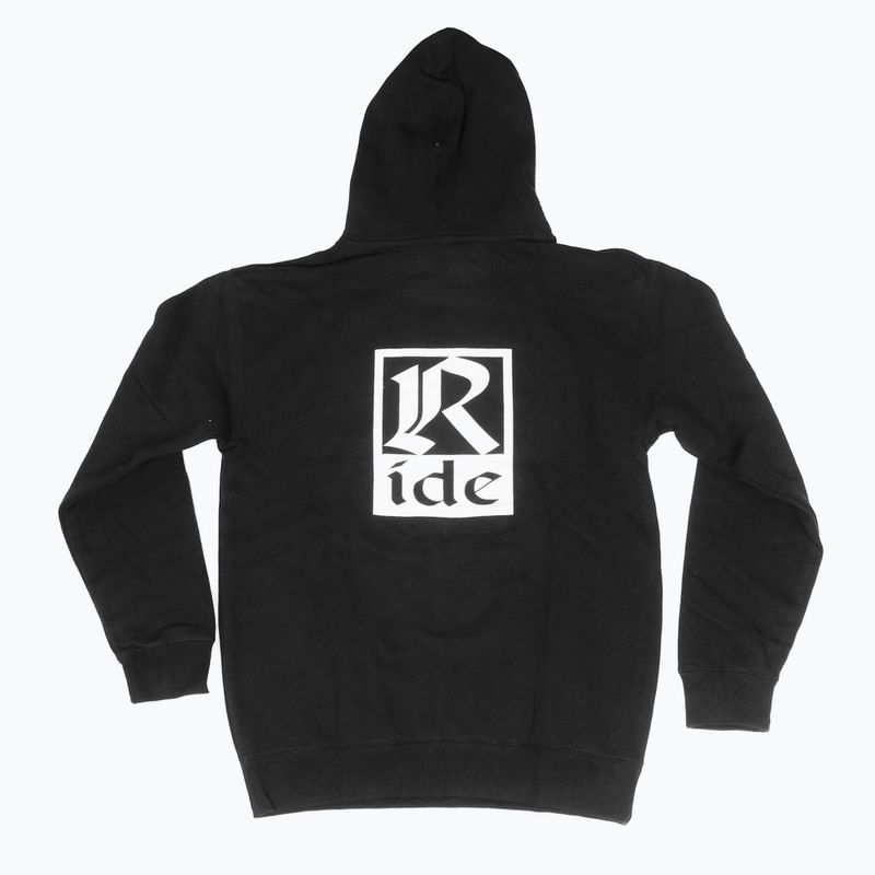 Pánska mikina RIDE Old English Hoody black 2