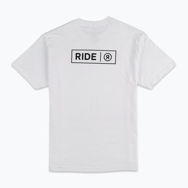 Pánske tričko RIDE Logo Tee white 2