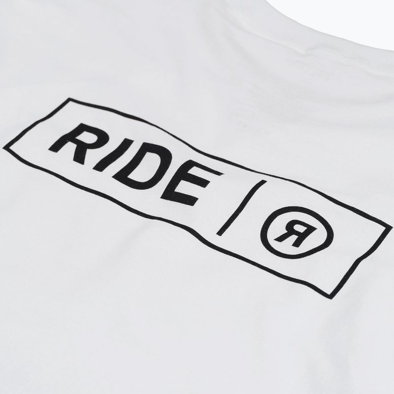 Pánske tričko RIDE Logo Tee white 3