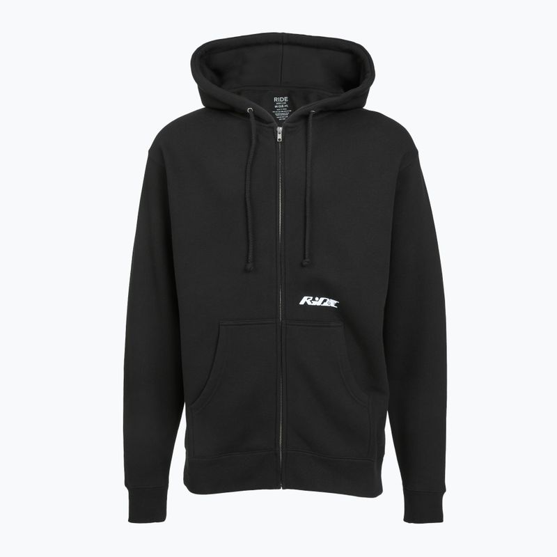 Pánska mikina RIDE Techno FZ black