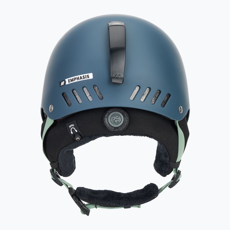 Lyžiarska prilba K2 Emphasis pearl dark teal 3