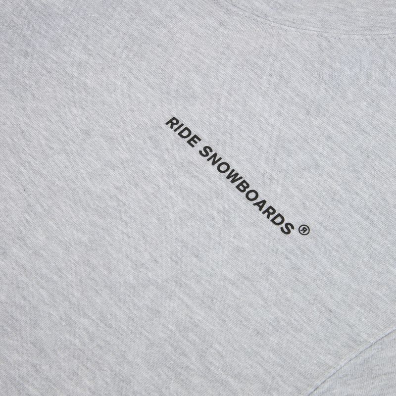 Pánska mikina RIDE Old English Hoody heather grey 3