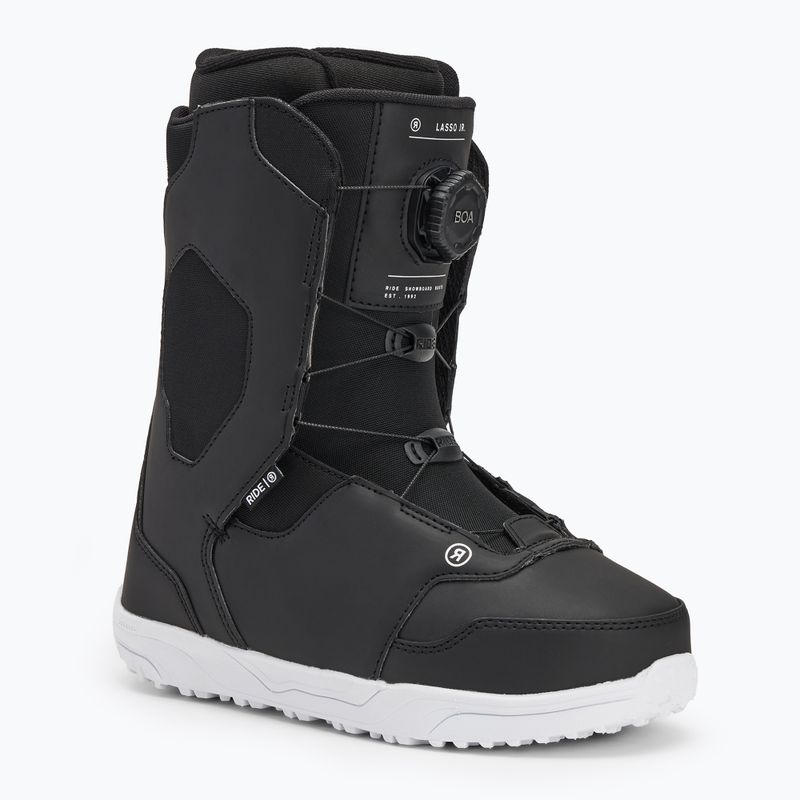 Detské snowboardové topánky RIDE Lasso black