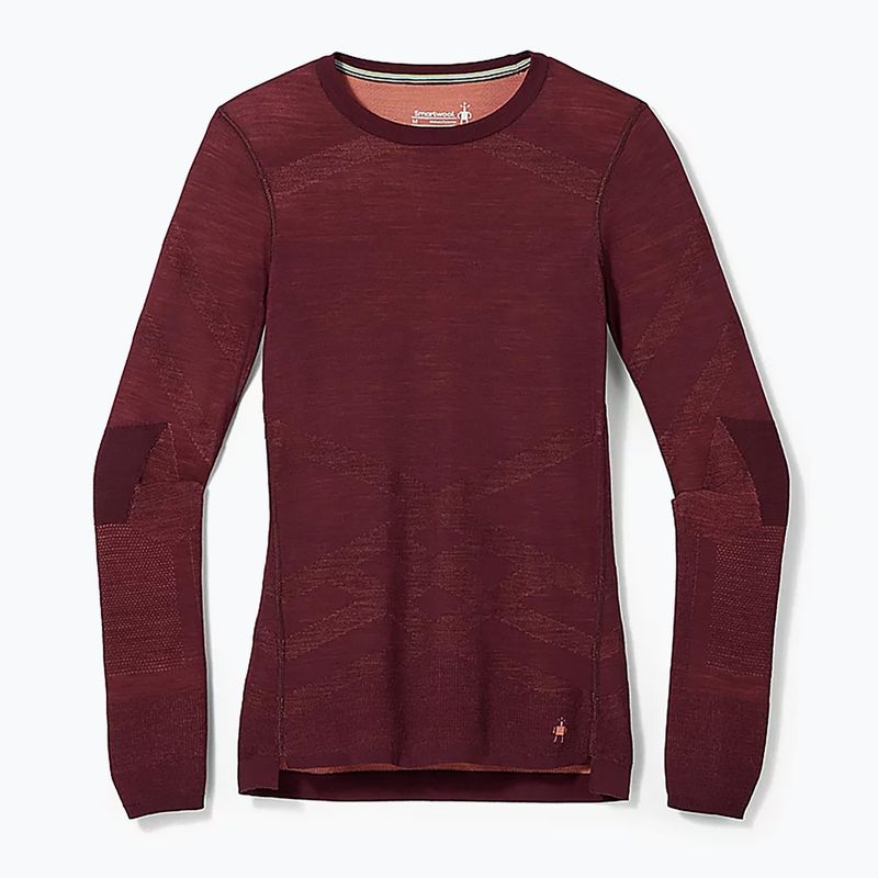 Dámska termoaktívna mikina Smartwool Intraknit Merino 200 Crew black cherry 4