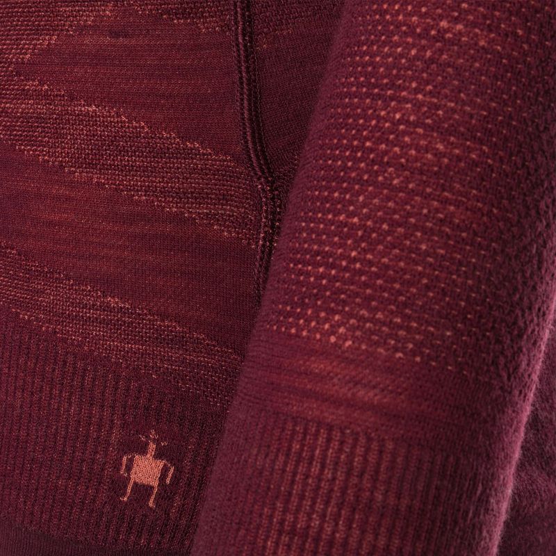 Dámska termoaktívna mikina Smartwool Intraknit Merino 200 Crew black cherry 3
