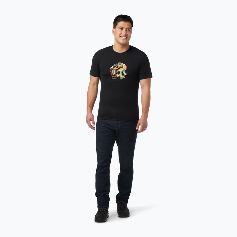 Smartwool Def Lyfe Graphic Tee pánske trekingové tričko čierne 16679 2