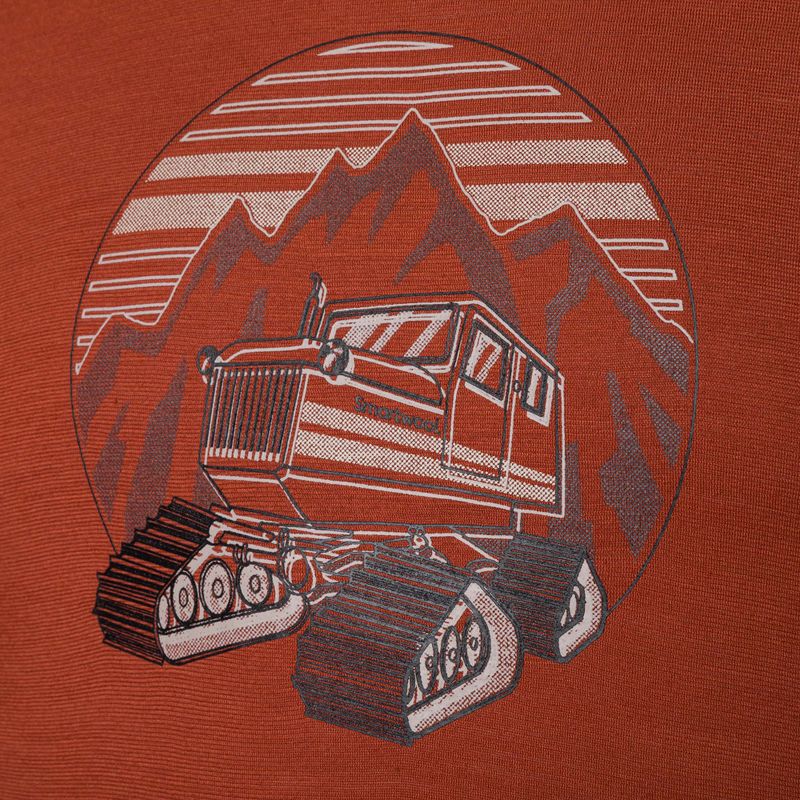 Pánske tričko Smartwool Snowcat Trek Graphic T-shirt brown 16683 6