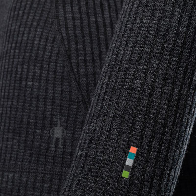 Dámska termoaktívna mikina Smartwool Thermal Merino Rib Turtleneck charcoal heather 3