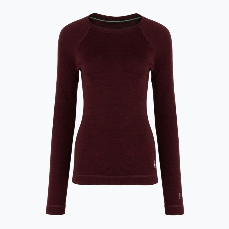 Dámske termotričko Longsleeve Smartwool Classic Thermal Merino Layer Crew Boxed black cherry heather