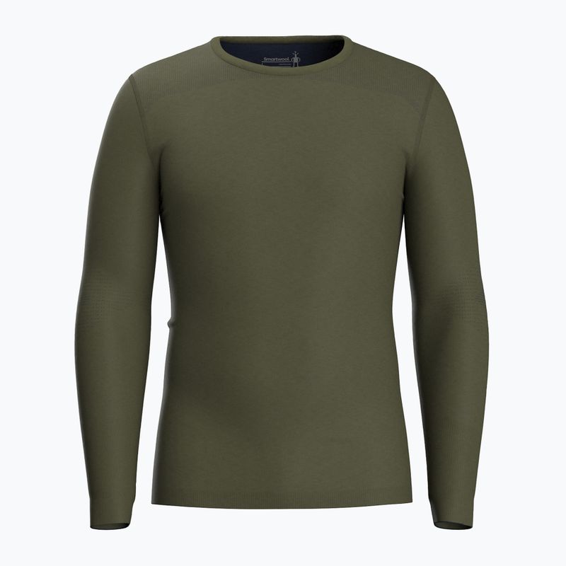 Pánska termoakčná mikina Smartwool Intraknit Merino 200 Crew winter moss