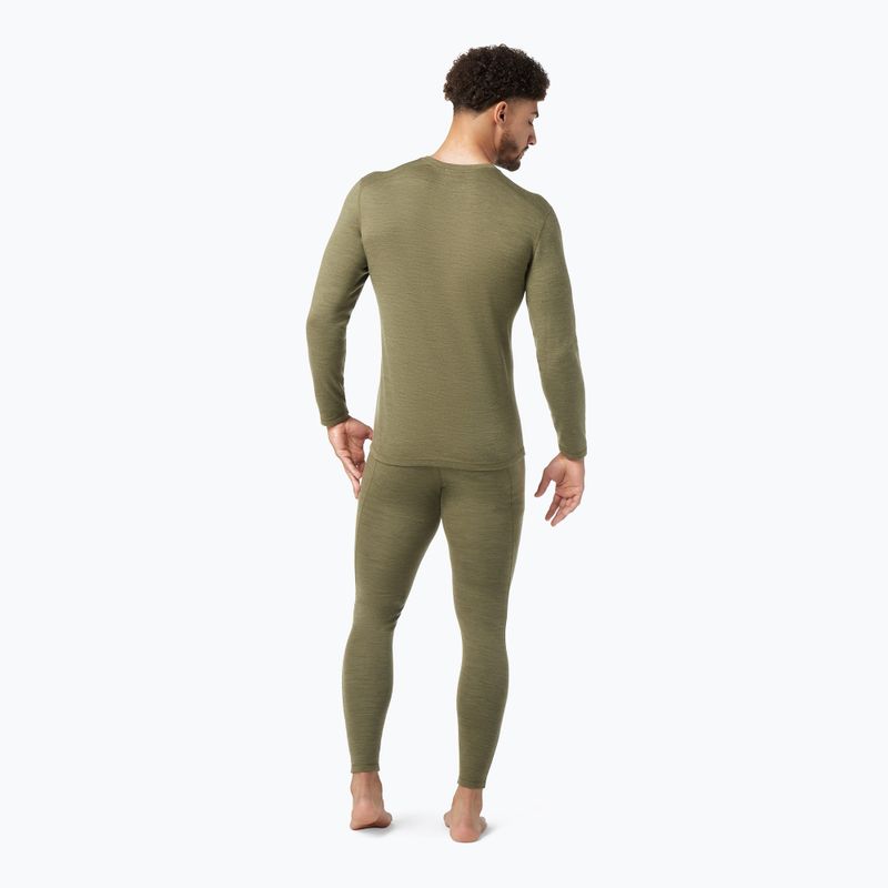 Pánske tričko Smartwool Classic Thermal Merino Base Layer Colorblock Crew Boxed Green 16354 6