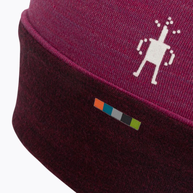 Zimná čiapka Smartwool Thermal Merino Reversible Cuffed ružová SW956-J61 3