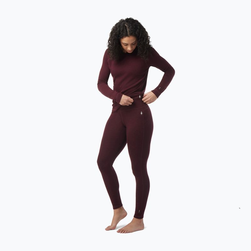 Dámske spodné nohavice Smartwool Merino 250 Baselayer Boxed thermal pants burgundy 18809 2