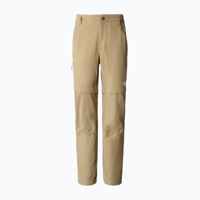 Dámske trekingové nohavice The North Face Exploration Conv Reg Straight beige NF0A7Z97PLX1