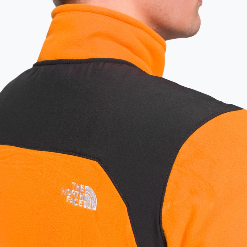 Pánska fleecová mikina The North Face Glacier Pro black and orange NF0A5IHS7Q61 5