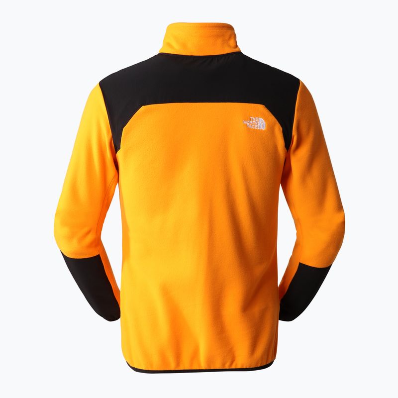 Pánska fleecová mikina The North Face Glacier Pro black and orange NF0A5IHS7Q61 9