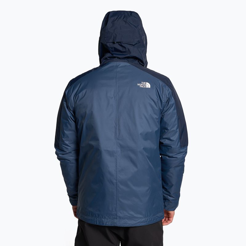 Pánska páperová bunda The North Face New Dryvent Down Triclimate shady blue/summit navy 2