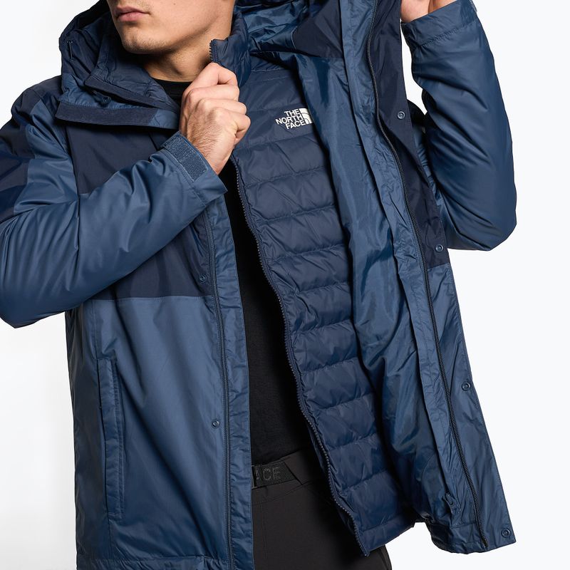 Pánska páperová bunda The North Face New Dryvent Down Triclimate shady blue/summit navy 5