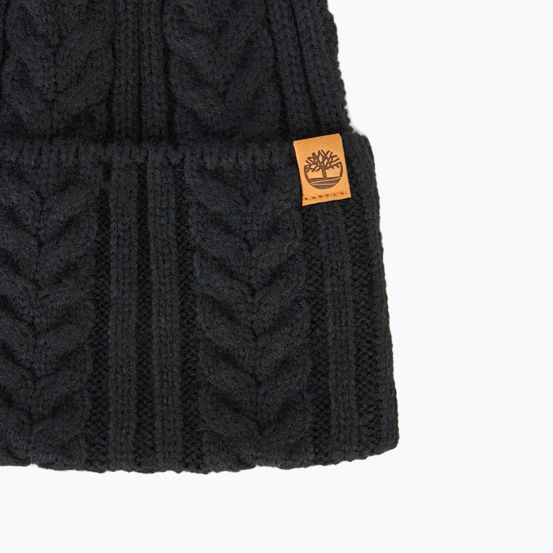 Dámska zimná čiapka Timberland Cable Beanie black 3