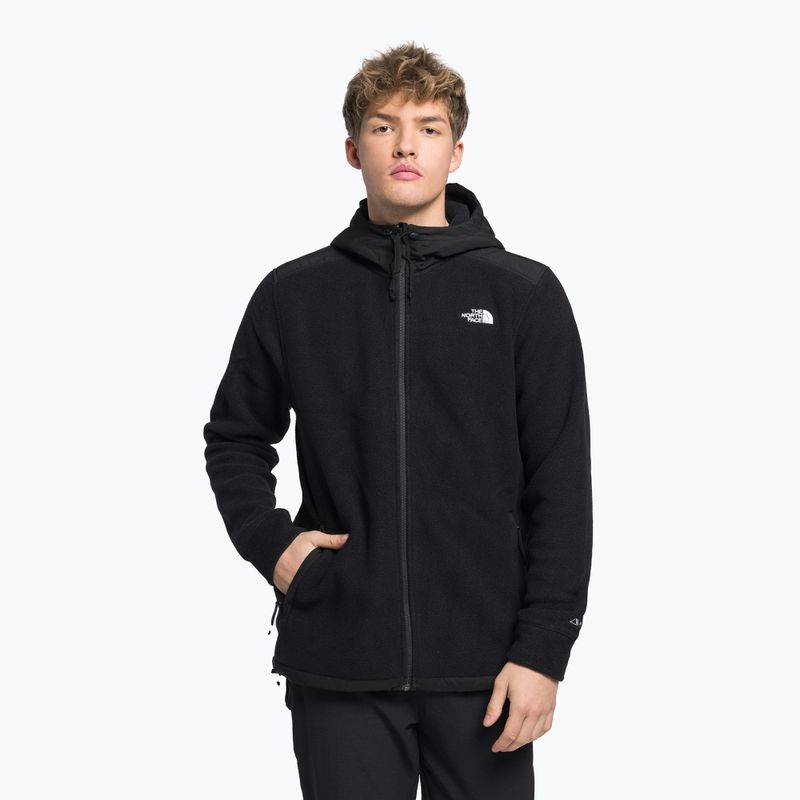 Pánska fleecová mikina The North Face Alpine Polartec 200 FZ Hooded black NF0A7UJ7KX71