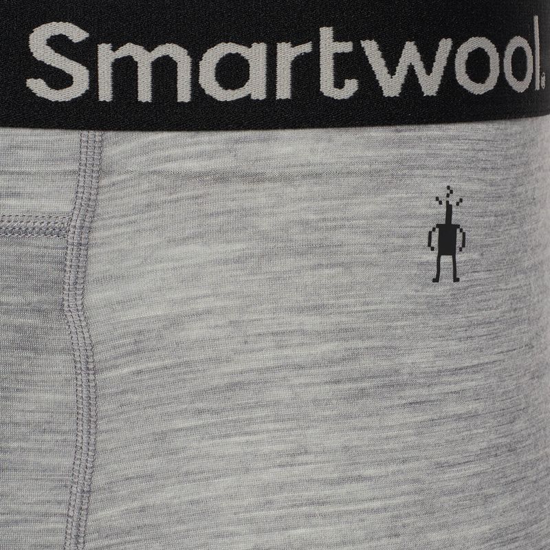 Pánske termo boxerky Smartwool Merino Boxer Brief light gray heather 3