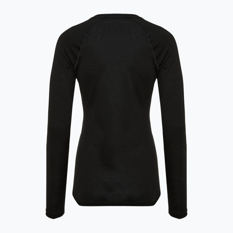 Dámska termoaktívna mikina Smartwool Classic All-Season Merino Base Layer Crew Boxed black 2