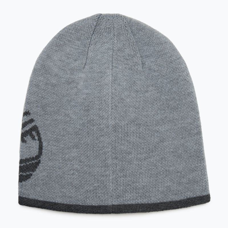 Zimná čiapka pánska Timberland Reversible Logo Beanie light grey heather 3