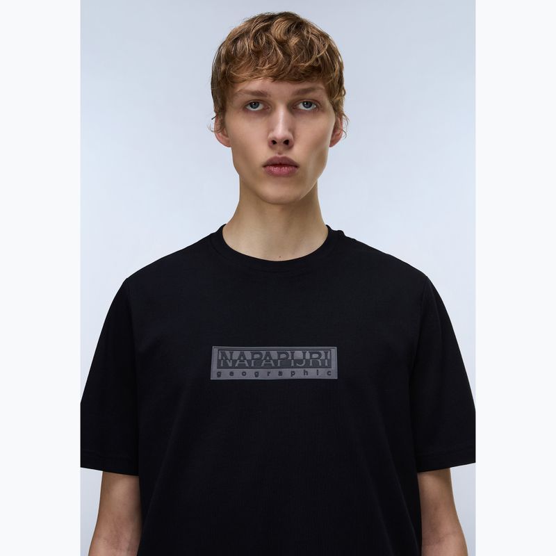 Pánske tričko Napapijri S-Box Logo black beauty 3