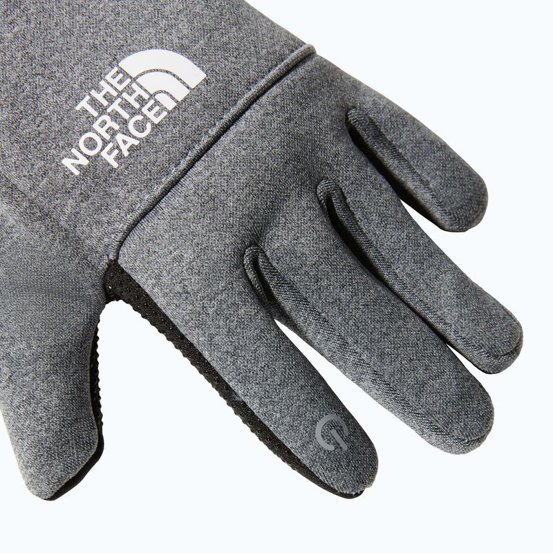 Detské trekingové rukavice The North Face Recycled Etip medium grey heather 7