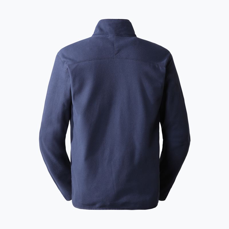 Pánska fleecová mikina The North Face 1 Glacier 1/4 Zip tmavomodrá NFA5IHP8K21 2
