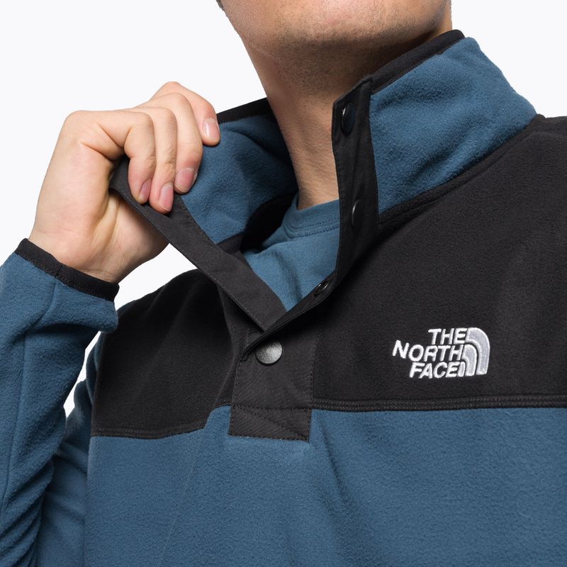 Pánska fleecová mikina The North Face Homesafe Snap Neck Fleece Pullover blue NF0A55HMMPF1 5